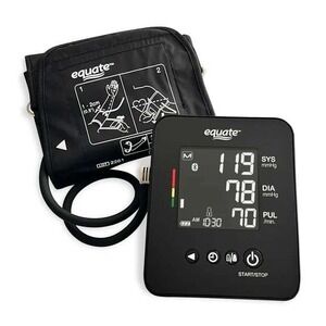 Equate‎ Upper Arm Blood Pressure Monitor Bluetooth Wireless 90 Memory